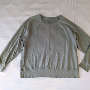 Athleta Sweatshirt Sage Women's Size Large Athletic Wear